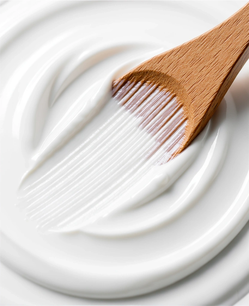 Cream with collagen texture